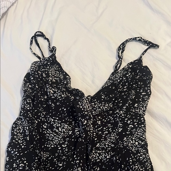 Garage Black and White Mini Dress - Picture 3 of 4